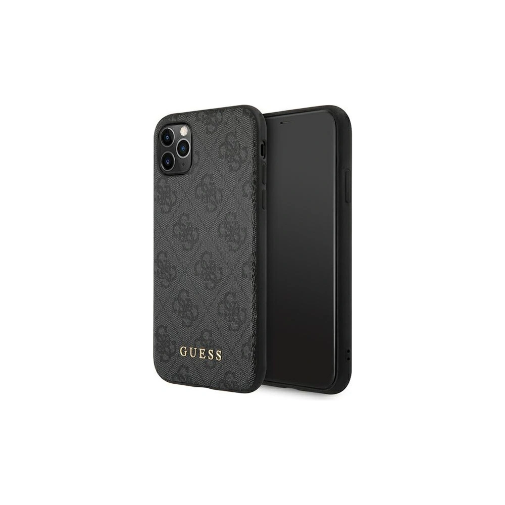 Hurtownia GSM - Etui Guess GUHCN65G4GFGR Apple iPhone 11 Pro Max šedý/grey hard case 4G Metal Gold Logo - GUE1832GRY - {ean13} - Hurt