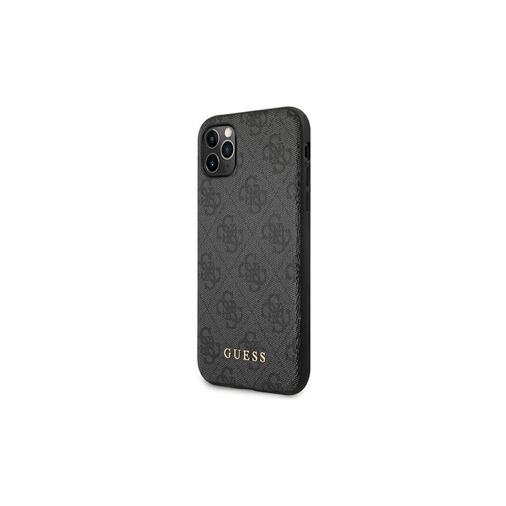 Hurtownia GSM - Etui Guess GUHCN65G4GFGR Apple iPhone 11 Pro Max šedý/grey hard case 4G Metal Gold Logo - GUE1832GRY - {ean13} - Hurt