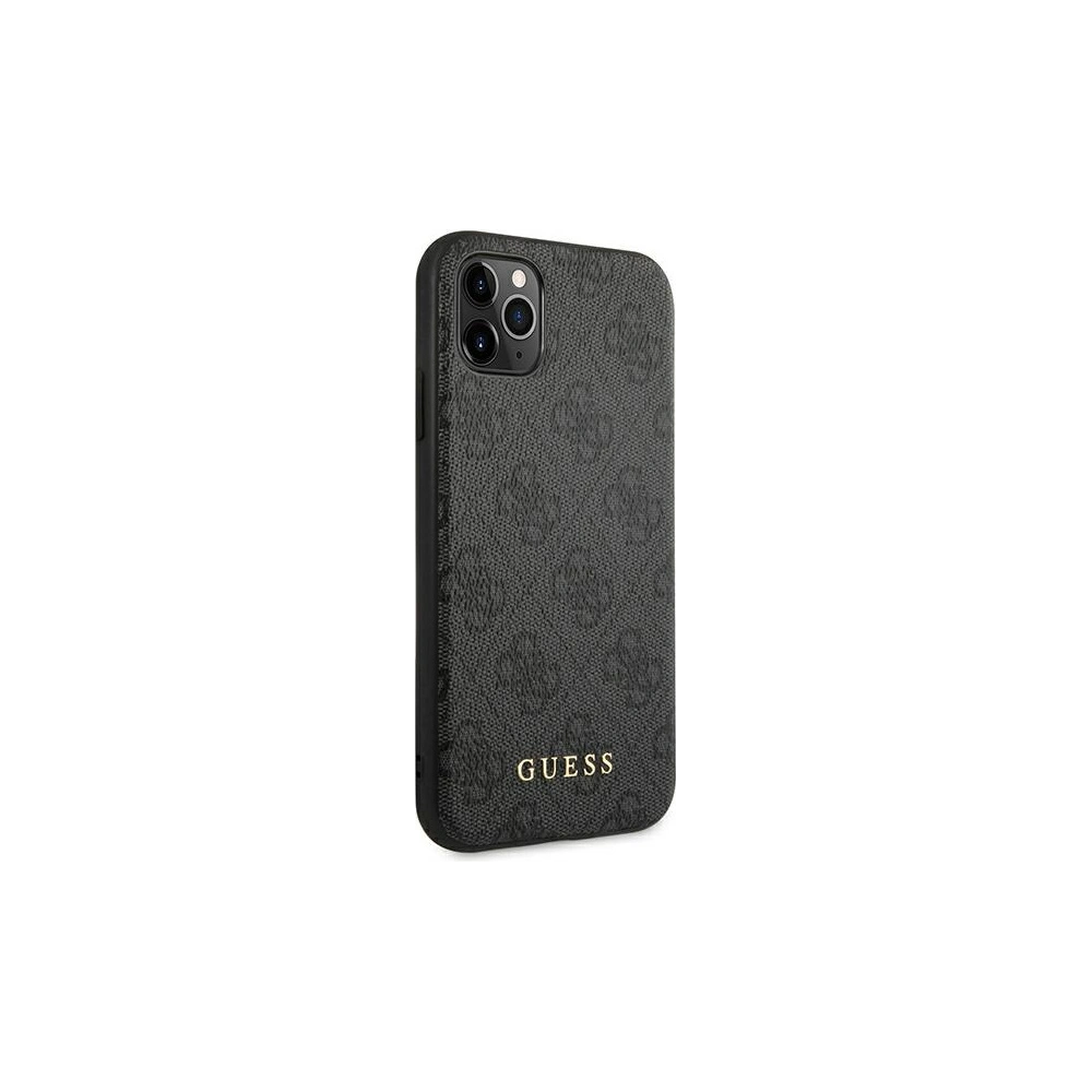 Hurtownia GSM - Etui Guess GUHCN65G4GFGR Apple iPhone 11 Pro Max šedý/grey hard case 4G Metal Gold Logo - GUE1832GRY - {ean13} - Hurt