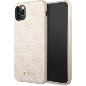 Hurtownia GSM - Etui Guess GUHCN65G4GFPI Apple iPhone 11 Pro Max różowy/pink hard case 4G Metal Gold Logo - GUE1833PNK - {ean13} - Hurt