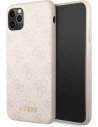Etui Guess GUHCN65G4GFPI Apple iPhone 11 Pro Max růžový/pink hard case 4G Metal Gold Logo