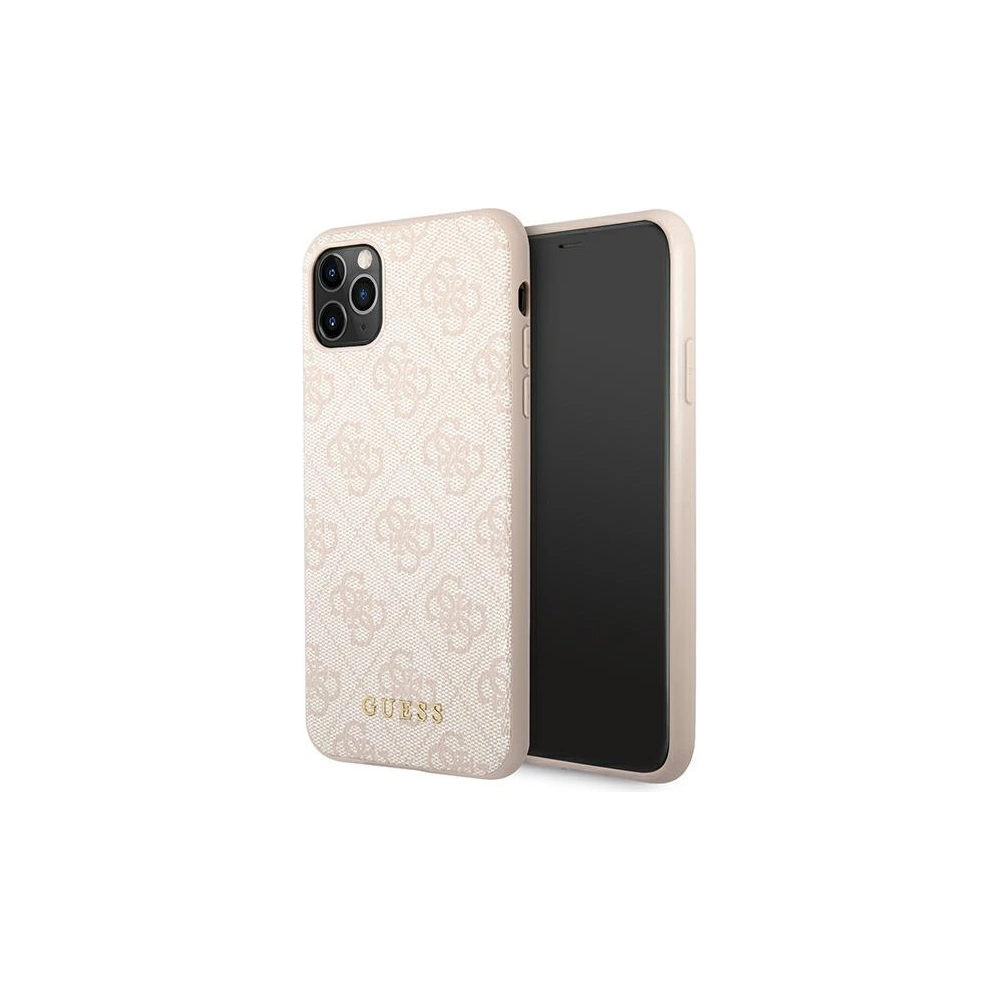 Hurtownia GSM - Etui Guess GUHCN65G4GFPI Apple iPhone 11 Pro Max różowy/pink hard case 4G Metal Gold Logo - GUE1833PNK - {ean13} - Hurt