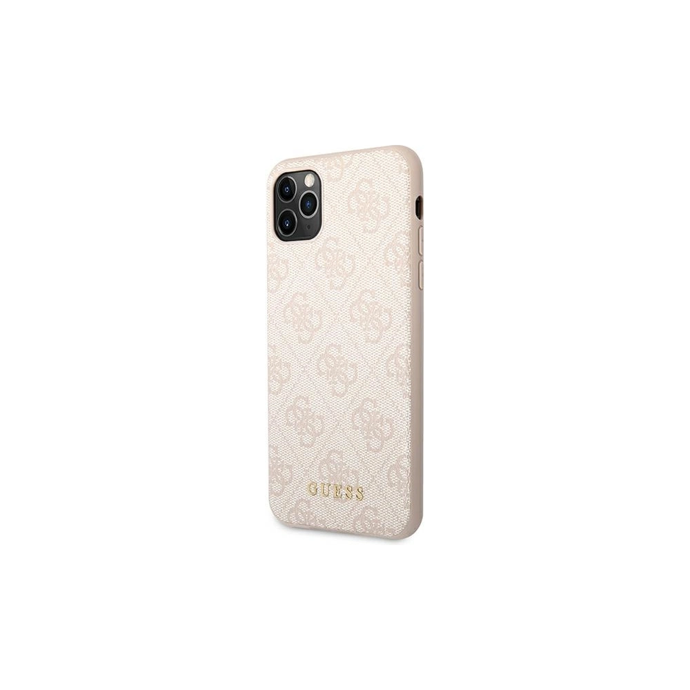 Hurtownia GSM - Etui Guess GUHCN65G4GFPI Apple iPhone 11 Pro Max różowy/pink hard case 4G Metal Gold Logo - GUE1833PNK - {ean13} - Hurt
