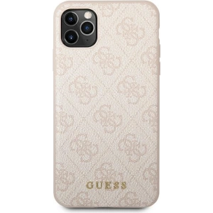 Hurtownia GSM - Etui Guess GUHCN65G4GFPI Apple iPhone 11 Pro Max różowy/pink hard case 4G Metal Gold Logo - GUE1833PNK - {ean13} - Hurt