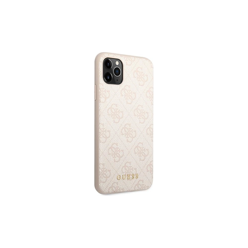 Hurtownia GSM - Etui Guess GUHCN65G4GFPI Apple iPhone 11 Pro Max różowy/pink hard case 4G Metal Gold Logo - GUE1833PNK - {ean13} - Hurt