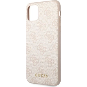 Hurtownia GSM - Etui Guess GUHCN65G4GFPI Apple iPhone 11 Pro Max różowy/pink hard case 4G Metal Gold Logo - GUE1833PNK - {ean13} - Hurt