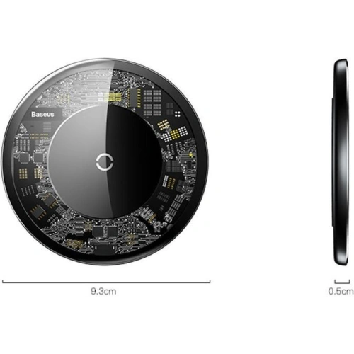 Ładowarka indukcyjna Baseus Simple Qi 10W przezroczysta - Home Screen