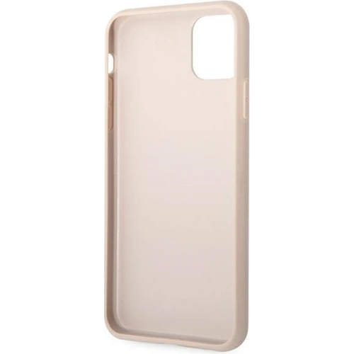 Etui Guess GUHCN65G4GFPI Apple iPhone 11 Pro Max różowy/pink hard case 4G Metal Gold Logo