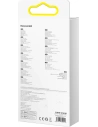 Baseus Bright Mirror 2 3in1 USB-A - microUSB + Lightning + USB-C 3.5A 1.1m yellow