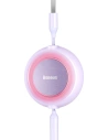 Baseus Bright Mirror 2 3in1 USB-A - microUSB + Lightning + USB-C 3.5A 1.1m purple