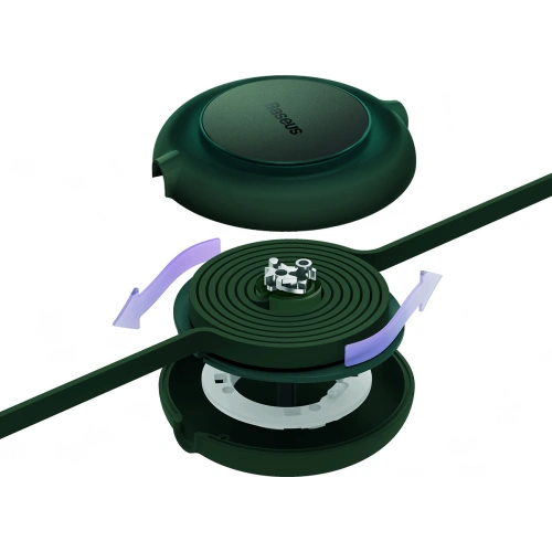 Kabel Baseus Bright Mirror 2 3w1 USB-A - microUSB + Lightning + USB-C 3.5A 1.1m zielony