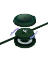 Baseus Bright Mirror 2 retractable cable 3in1 USB Type A - micro USB + Lightning + USB Type C 3.5A 1.1m green