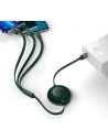 Kabel Baseus Bright Mirror 2 3w1 USB-A - microUSB + Lightning + USB-C 3.5A 1.1m zielony