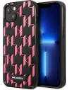 Etui Karl Lagerfeld KLHCP13SMNMP1P Apple iPhone 13 mini hardcase różowy/pink Monogram Plaque