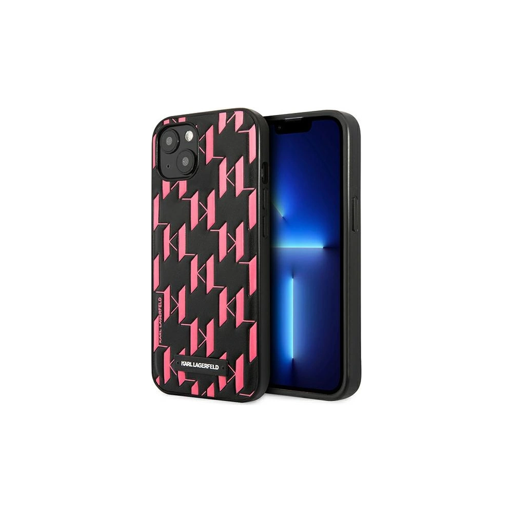 Hurtownia GSM - Etui Karl Lagerfeld KLHCP13SMNMP1P Apple iPhone 13 mini hardcase růžový/pink Monogram Plaque - KLD965PNK - {ean13} - Hurt