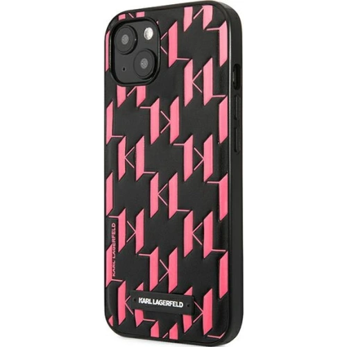 Etui Karl Lagerfeld KLHCP13SMNMP1P Apple iPhone 13 mini hardcase różowy/pink Monogram Plaque