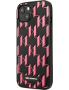 Hurtownia GSM - Etui Karl Lagerfeld KLHCP13SMNMP1P Apple iPhone 13 mini hardcase różowy/pink Monogram Plaque - KLD965PNK - {ean13} - Hurt