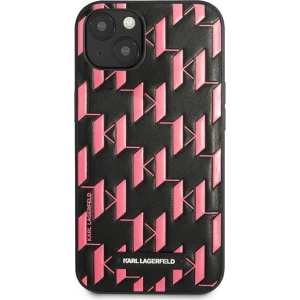 Hurtownia GSM - Etui Karl Lagerfeld KLHCP13SMNMP1P Apple iPhone 13 mini hardcase różowy/pink Monogram Plaque - KLD965PNK - {ean13} - Hurt