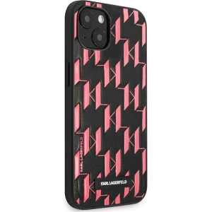 Hurtownia GSM - Etui Karl Lagerfeld KLHCP13SMNMP1P Apple iPhone 13 mini hardcase różowy/pink Monogram Plaque - KLD965PNK - {ean13} - Hurt