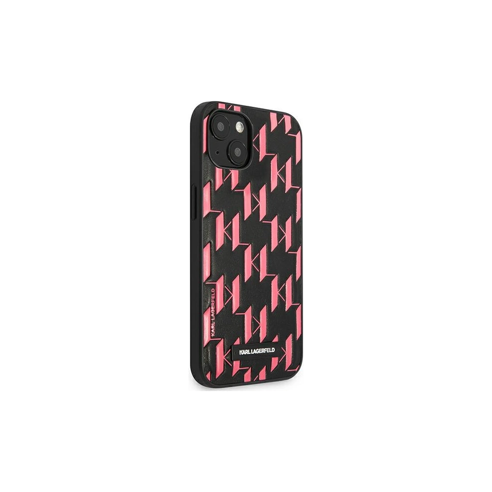 Hurtownia GSM - Etui Karl Lagerfeld KLHCP13SMNMP1P Apple iPhone 13 mini hardcase růžový/pink Monogram Plaque - KLD965PNK - {ean13} - Hurt