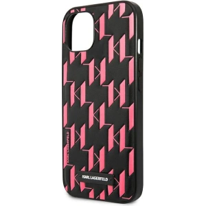 Hurtownia GSM - Etui Karl Lagerfeld KLHCP13SMNMP1P Apple iPhone 13 mini hardcase różowy/pink Monogram Plaque - KLD965PNK - {ean13} - Hurt