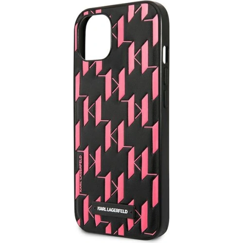Etui Karl Lagerfeld KLHCP13SMNMP1P Apple iPhone 13 mini hardcase różowy/pink Monogram Plaque