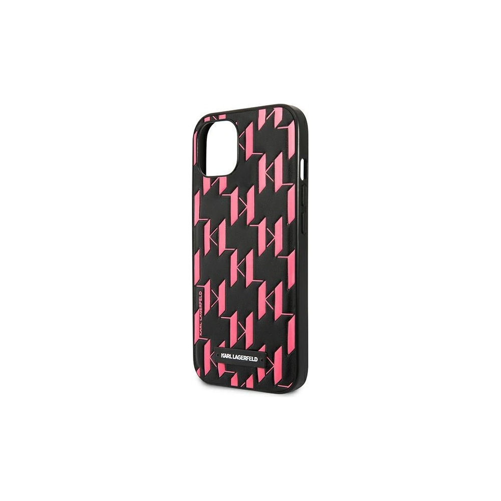 Hurtownia GSM - Etui Karl Lagerfeld KLHCP13SMNMP1P Apple iPhone 13 mini hardcase růžový/pink Monogram Plaque - KLD965PNK - {ean13} - Hurt
