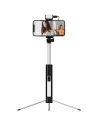 Hurtownia GSM - Kijek pentru selfie Benks Selfie Stick Z07 (cumpărător, stativ, lumini de iluminare) Negru - BKS197BLK - {ean13} - Hurt