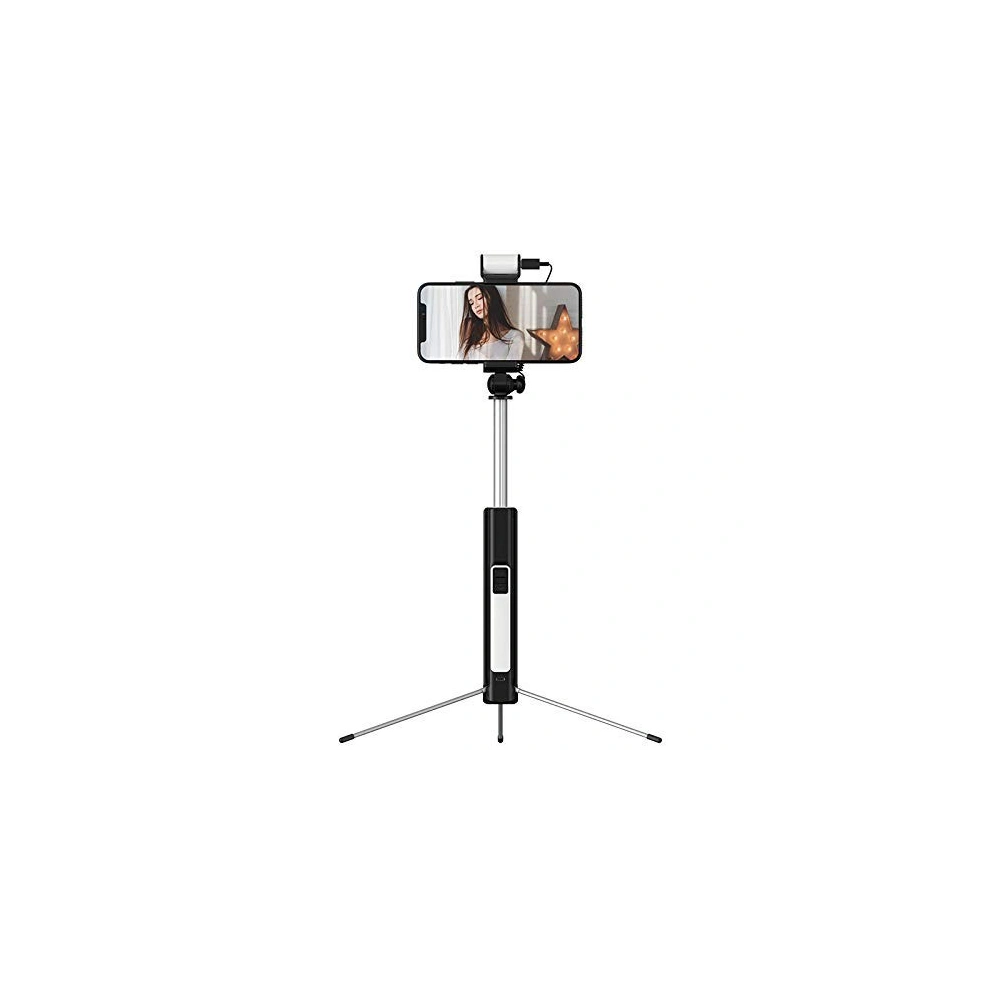 Hurtownia GSM - Kijek na selfie Benks Selfie Stick Z07 (selfie stick, stativ, osvětlení) Černá - BKS197BLK - {ean13} - Hurt