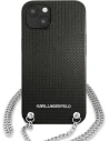 Hurtownia GSM - Etui Karl Lagerfeld KLHCP13SPMK Apple iPhone 13 mini hardcase czarny/black Leather Textured and Chain - KLD966BLK - {ean13} - Hurt