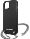 Hurtownia GSM - Etui Karl Lagerfeld KLHCP13SPMK Apple iPhone 13 mini hardcase czarny/black Leather Textured and Chain - KLD966BLK - {ean13} - Hurt