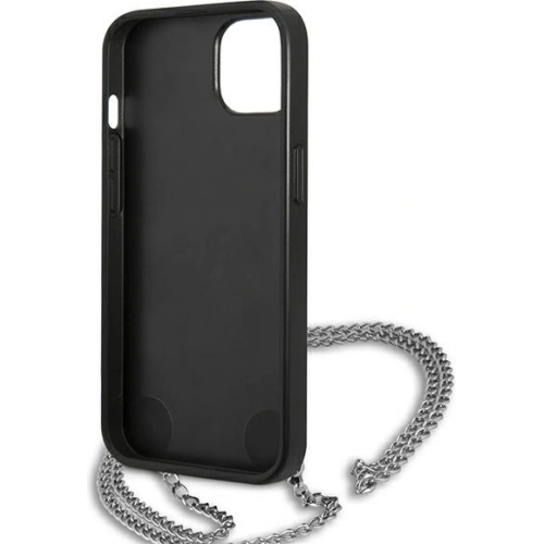 Etui Karl Lagerfeld KLHCP13SPMK Apple iPhone 13 mini hardcase czarny/black Leather Textured and Chain
