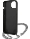 Hurtownia GSM - Etui Karl Lagerfeld KLHCP13SPMK Apple iPhone 13 mini hardcase czarny/black Leather Textured and Chain - KLD966BLK - {ean13} - Hurt