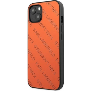 Hurtownia GSM - Etui Karl Lagerfeld KLHCP13SPTLO Apple iPhone 13 mini hardcase pomarańczowy/orange Perforated Allover - KLD967ORG - {ean13} - Hurt
