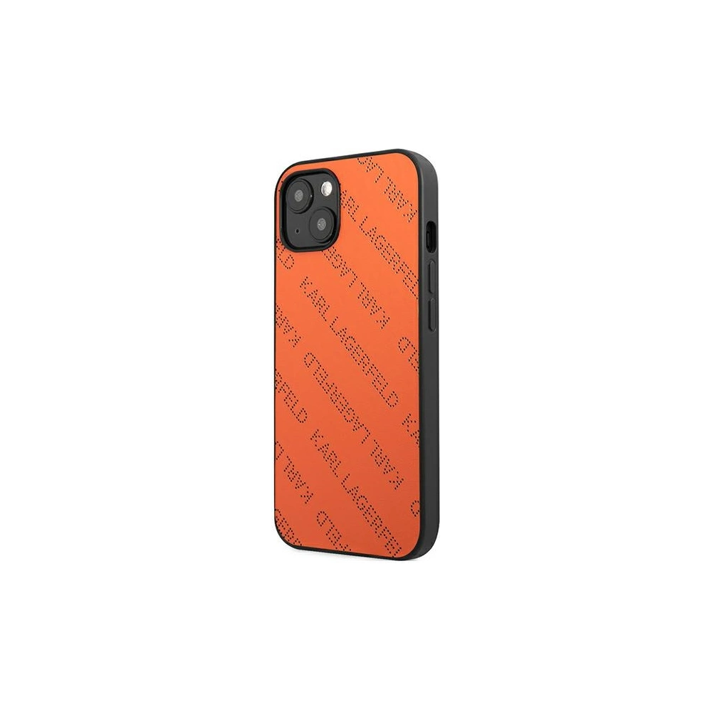 Hurtownia GSM - Etui Karl Lagerfeld KLHCP13SPTLO Apple iPhone 13 mini hardcase oranžový/orange Perforated Allover - KLD967ORG - {ean13} - Hurt