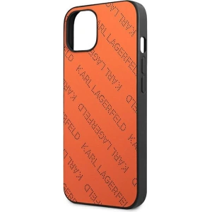 Hurtownia GSM - Etui Karl Lagerfeld KLHCP13SPTLO Apple iPhone 13 mini hardcase pomarańczowy/orange Perforated Allover - KLD967ORG - {ean13} - Hurt
