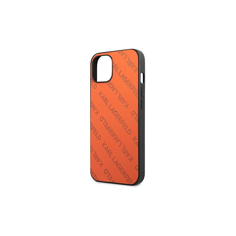 Hurtownia GSM - Etui Karl Lagerfeld KLHCP13SPTLO Apple iPhone 13 mini hardcase oranžový/orange Perforated Allover - KLD967ORG - {ean13} - Hurt