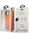 Hurtownia GSM - Etui Karl Lagerfeld KLHCP13SPTLO Apple iPhone 13 mini hardcase pomarańczowy/orange Perforated Allover - KLD967ORG - {ean13} - Hurt