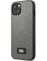Wholesale Karl Lagerfeld KLHCP13SSFMP2DG Apple iPhone 13 mini hardcase silver Saffiano Plaque - KLD968SLV - {ean13} - Hurt
