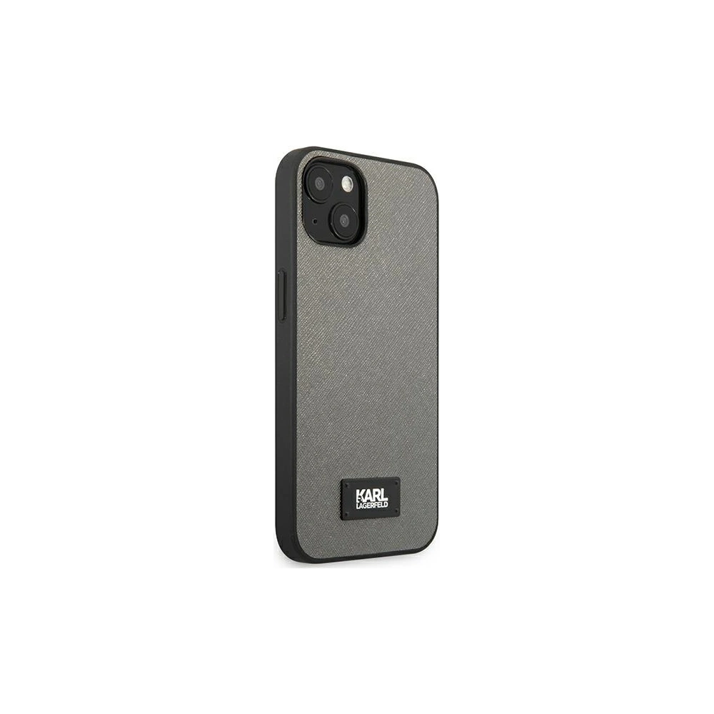 Hurtownia GSM - Etui Karl Lagerfeld KLHCP13SSFMP2DG Apple iPhone 13 mini hardcase stříbrný/silver Saffiano Plaque - KLD968SLV - {ean13} - Hurt