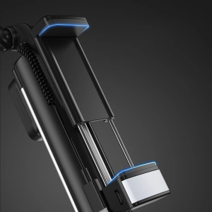 Hurtownia GSM - Kijek pentru selfie Benks Selfie Stick Z07 (cumpărător, stativ, lumini de iluminare) Negru - BKS197BLK - {ean13} - Hurt