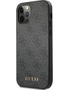 Hurtownia GSM - Etui Guess GUHCP12LG4GFGR Apple iPhone 12 Pro Max šedý/grey hard case 4G Metal Gold Logo - GUE1836GRY - {ean13} - Hurt