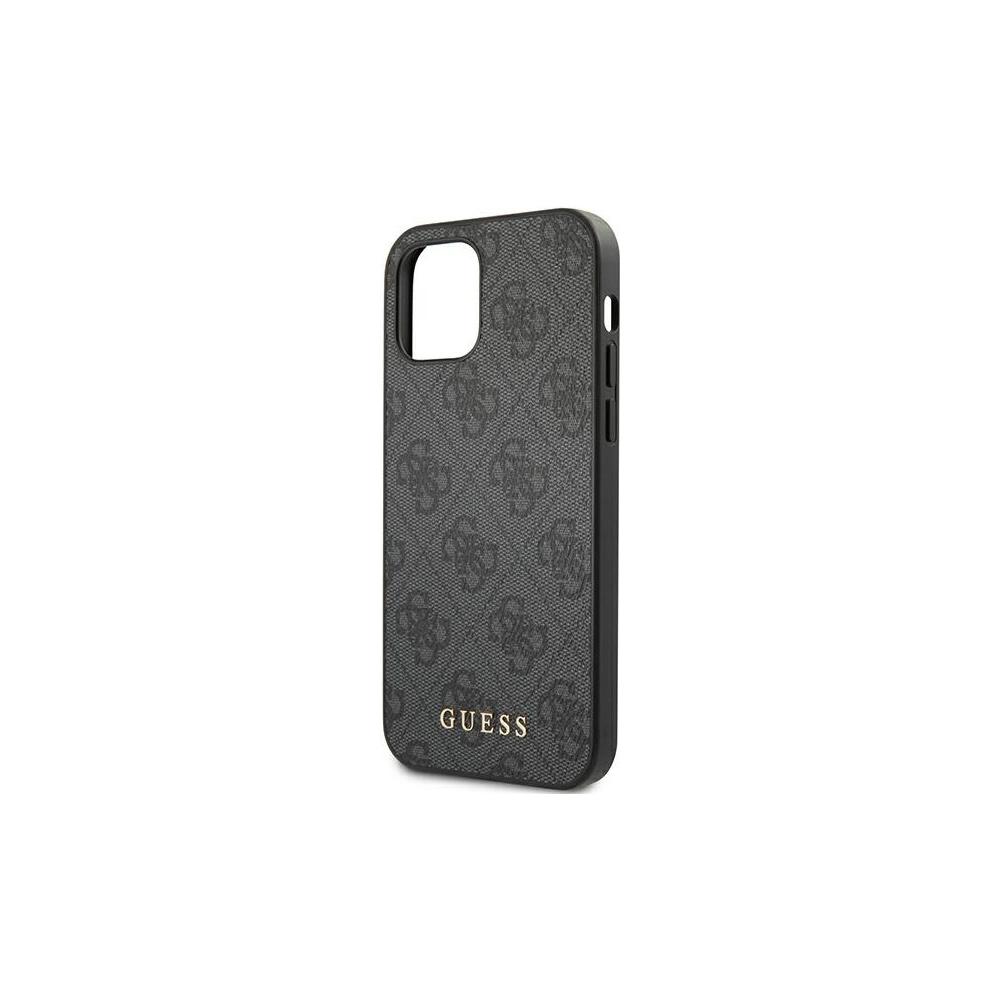 Hurtownia GSM - Etui Guess GUHCP12LG4GFGR Apple iPhone 12 Pro Max šedý/grey hard case 4G Metal Gold Logo - GUE1836GRY - {ean13} - Hurt