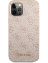 Hurtownia GSM - Etui Guess GUHCP12LG4GFPI Apple iPhone 12 Pro Max różowy/pink hard case 4G Metal Gold Logo - GUE1837PNK - {ean13} - Hurt