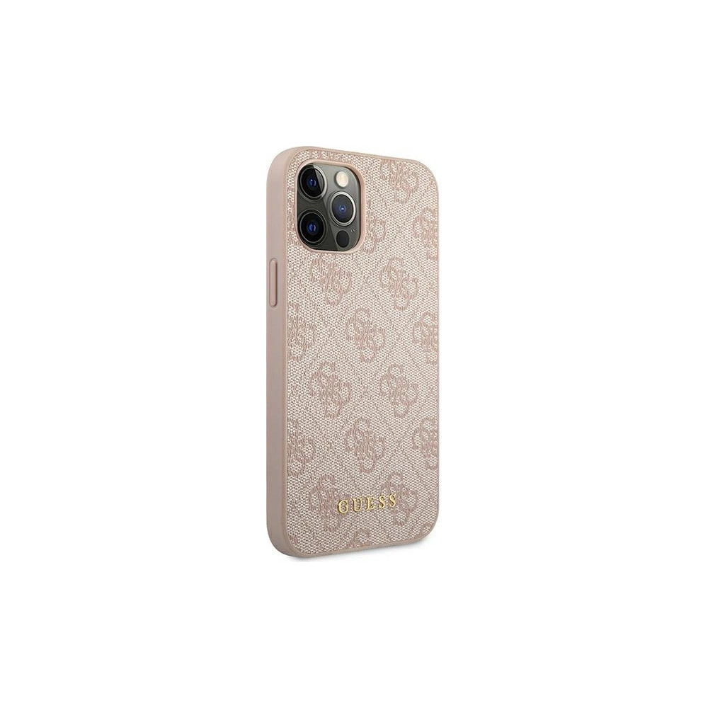 Hurtownia GSM - Etui Guess GUHCP12LG4GFPI Apple iPhone 12 Pro Max růžový/pink hard case 4G Metal Gold Logo - GUE1837PNK - {ean13} - Hurt