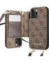 Hurtownia GSM - Etui Guess GUHCP12MCB4GB Apple iPhone 12/12 Pro brązowy/brown hardcase 4G Crossbody Cardslot - GUE1838BR - {ean13} - Hurt
