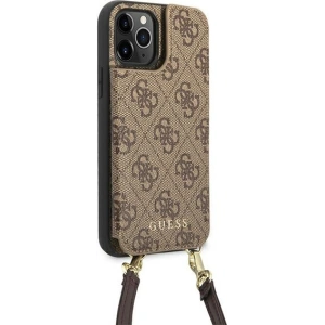 Hurtownia GSM - Etui Guess GUHCP12MCB4GB Apple iPhone 12/12 Pro hnědý/brown hardcase 4G Crossbody Cardslot - GUE1838BR - {ean13} - Hurt