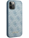 Hurtownia GSM - Etui Guess GUHCP12MG4GFBL Apple iPhone 12/12 Pro modré/blue tvrdé pouzdro 4G Metal Gold Logo - GUE1839BLU - {ean13} - Hurt