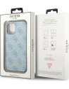 Hurtownia GSM - Etui Guess GUHCP12MG4GFBL Apple iPhone 12/12 Pro modré/blue tvrdé pouzdro 4G Metal Gold Logo - GUE1839BLU - {ean13} - Hurt