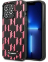 Etui Karl Lagerfeld KLHCP13XMNMP1P Apple iPhone 13 Pro Max hardcase różowy/pink Monogram Plaque